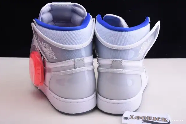 Cheap Kickmax 1 Air CK6637-104 Racer High White Jordan Zoom Blue Retro 0413